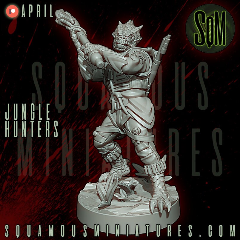 Jungle Hunters - Set of 6 (Sculpted by Squamous Miniatures)