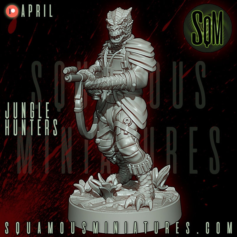 Jungle Hunters - Set of 6 (Sculpted by Squamous Miniatures)