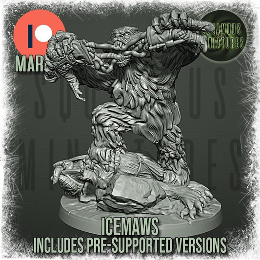 Icemaw (2) (Sculpted by Squamous Miniatures)