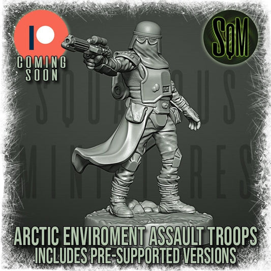 Arctic Environment Assault Troops - Set of 6 (Sculpted by Squamous Miniatures)