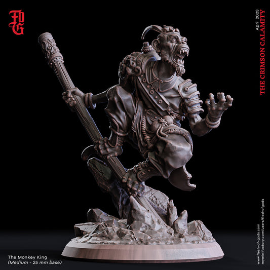 Monkey King - The Crimson Calamity (sculpted by Flesh of Gods miniatures)