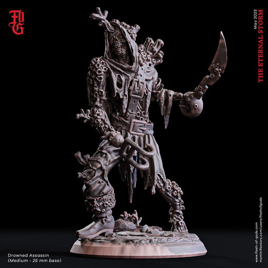 Drowned Assassin - The Eternal Storm (sculpted by Flesh of Gods miniatures)