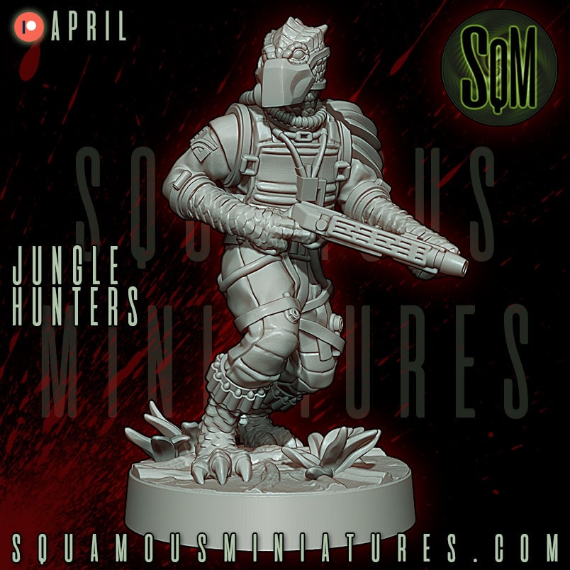 Jungle Hunters - Set of 6 (Sculpted by Squamous Miniatures)