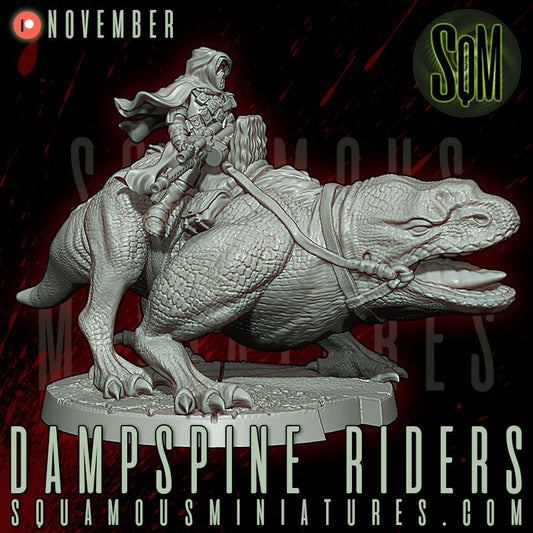 Dampsine Rider (1) (Sculpted by Squamous Miniatures)
