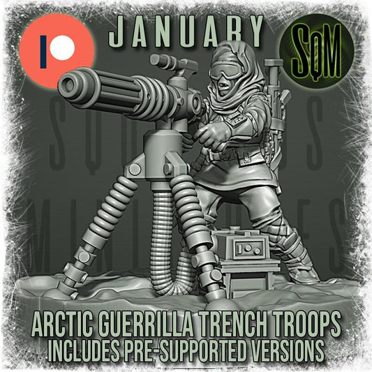 Arctic Guerilla Trench Gun (Sculpted by Squamous Miniatures)