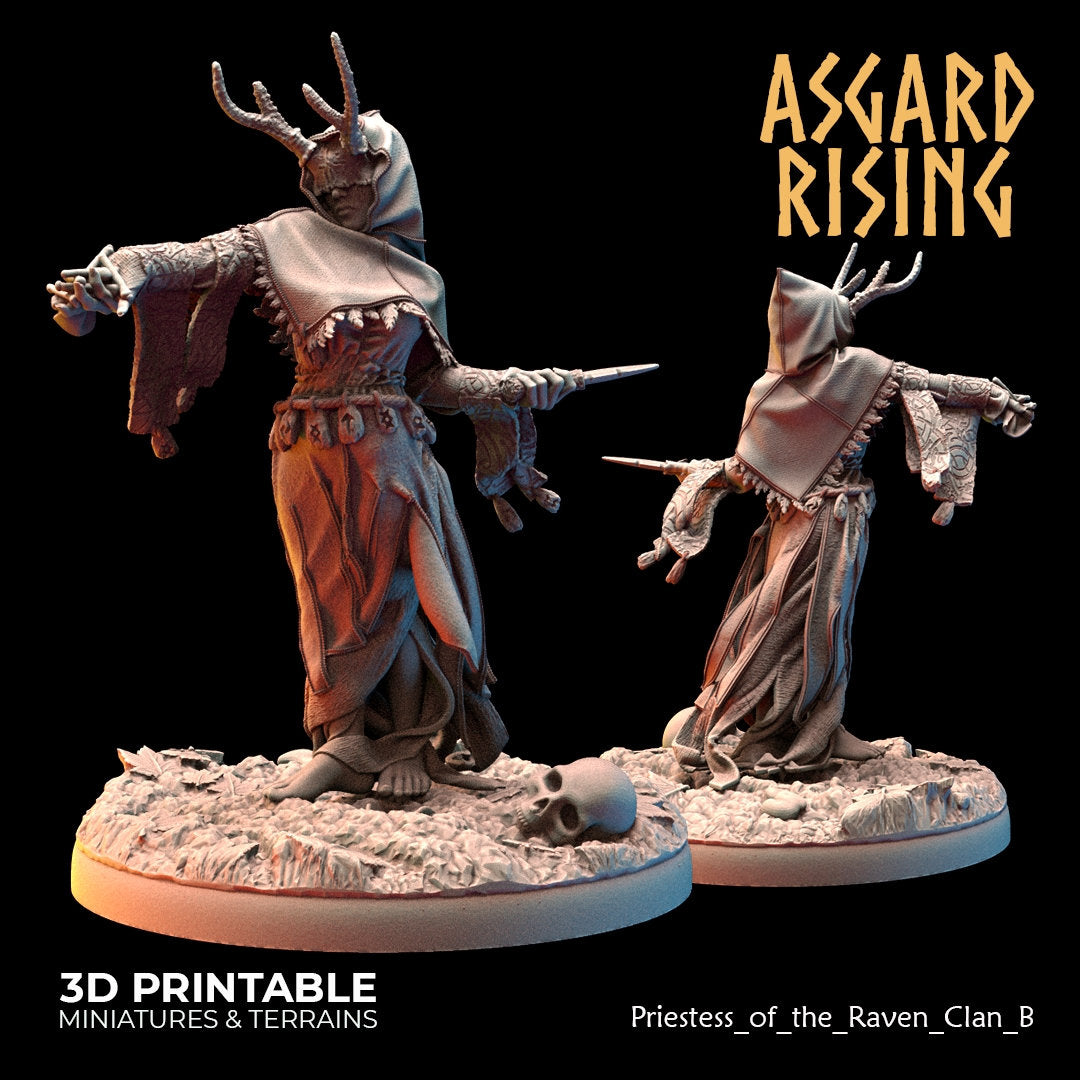 Seers of the Raven Clan (Sculpted by Asgard Rising)