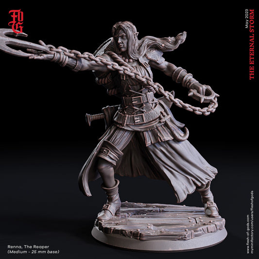 Renna the Reaper - The Eternal Storm (sculpted by Flesh of Gods miniatures)