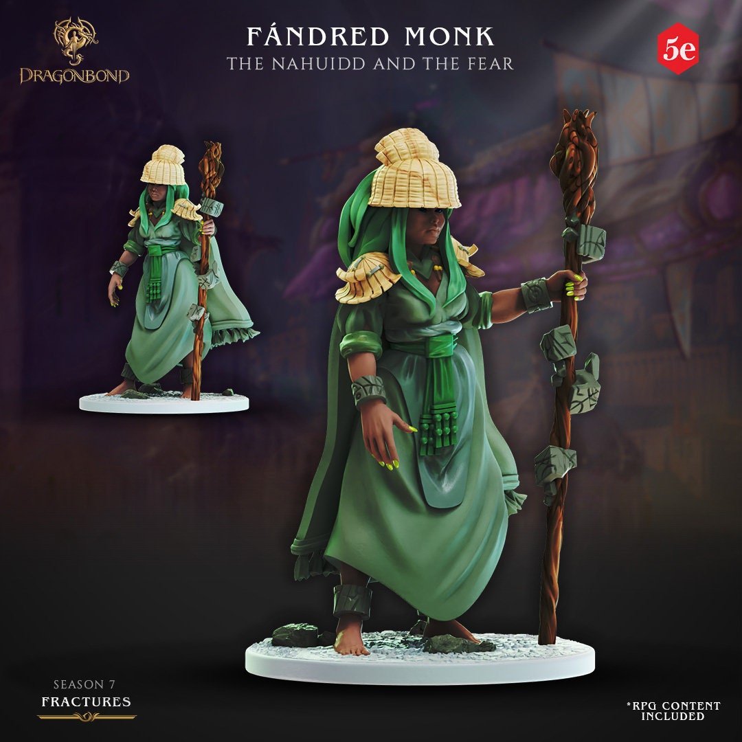 Fandred Monk - Dragonbond (sculpted by Draco Studios)