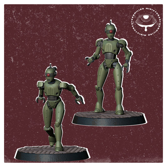 Strikebot - set of 2 - Robotron (Sculpted by Vermillion Miniatures)