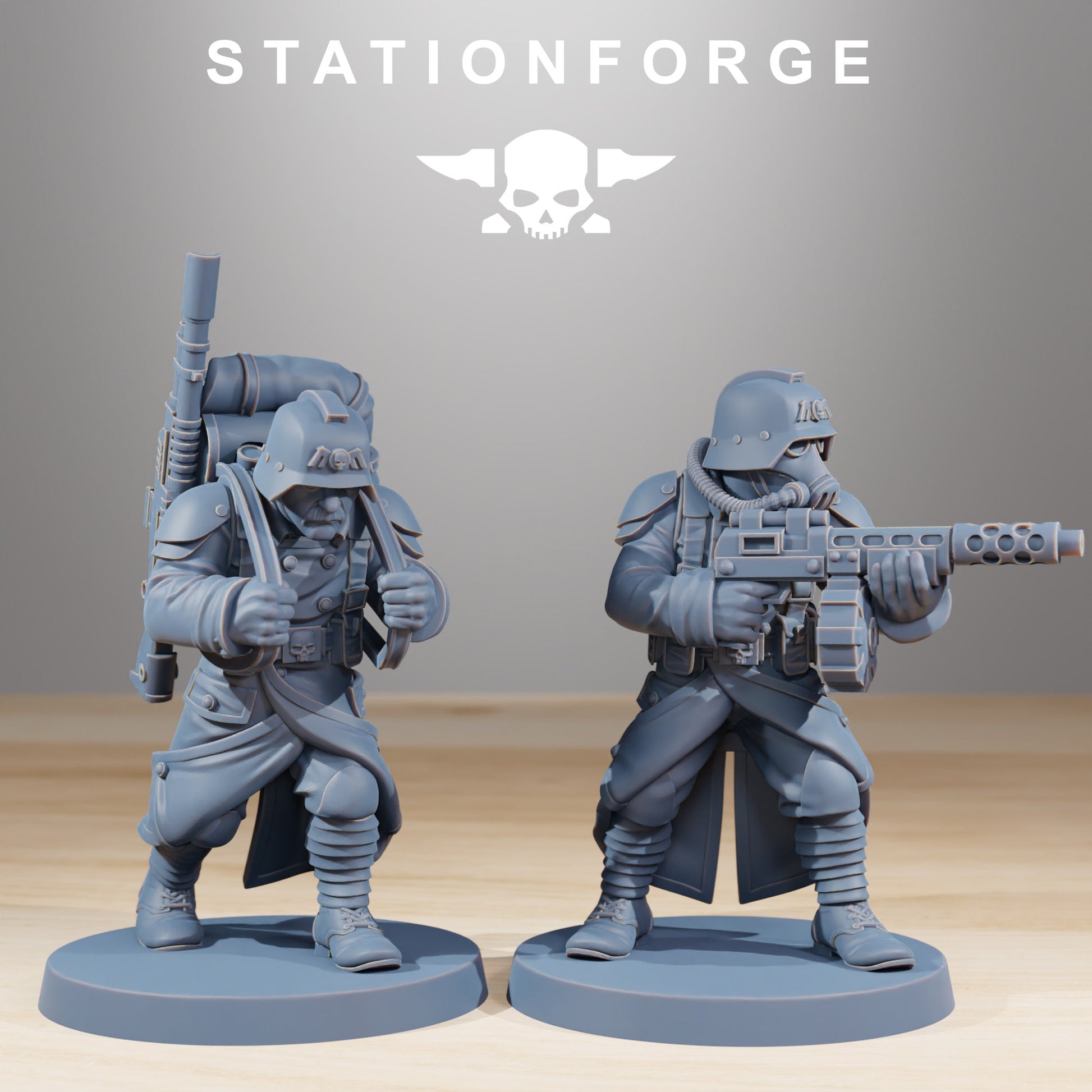 Grim Guard Combatants - set of 10 (sculpted by Stationforge)