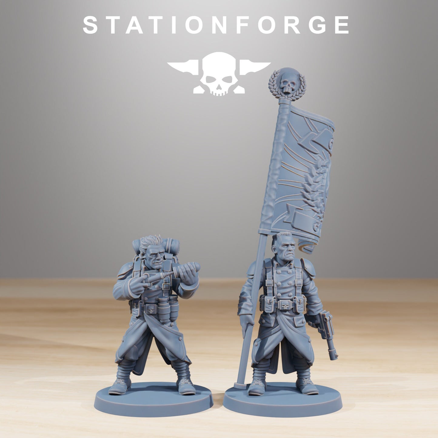 Grim Guard Combatants - set of 10 (sculpted by Stationforge)