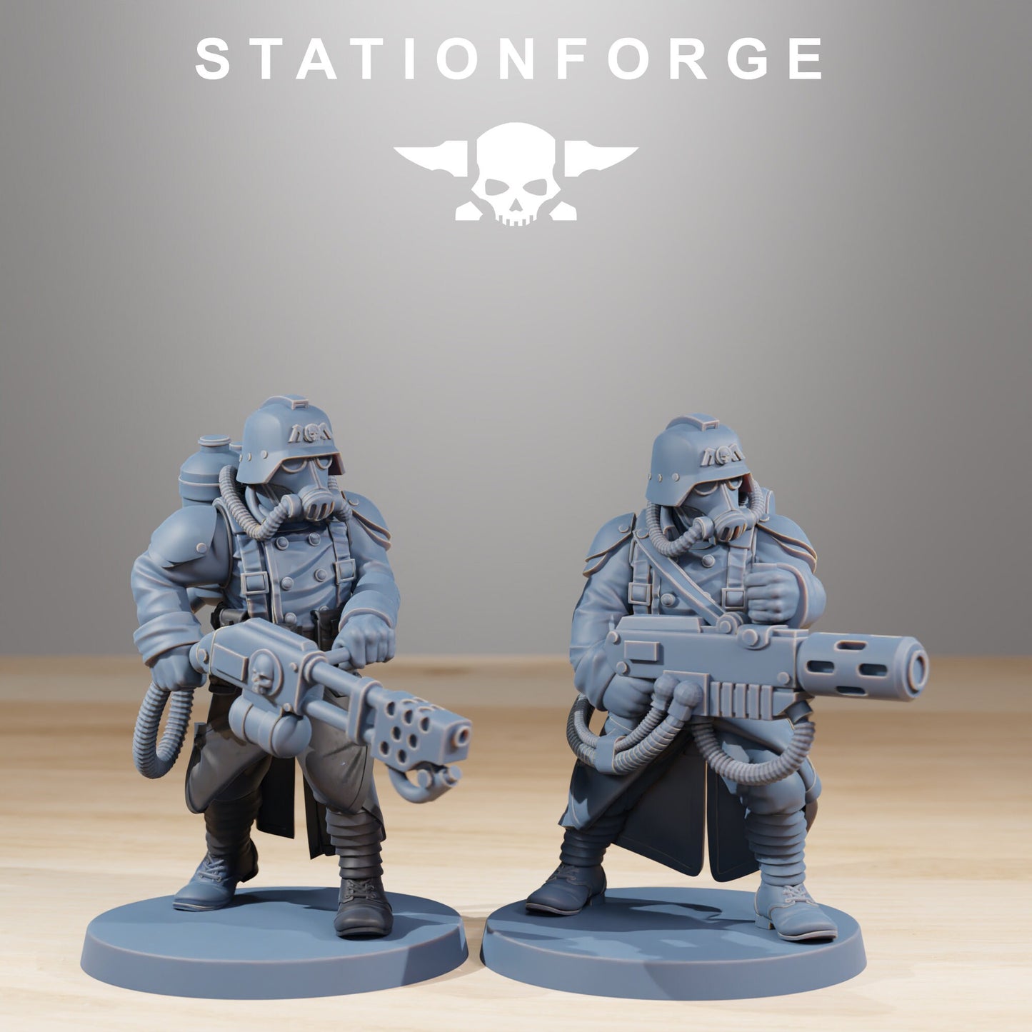 Grim Guard Combatants - set of 10 (sculpted by Stationforge)