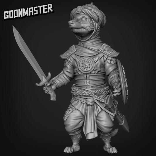 Meerkat Swordkat 02 - Mighty Meerkats (Sculpted by Goon Master Games)