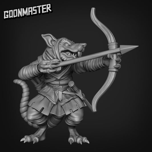 Rat Archer 01 - Mighty Meerkats (Sculpted by Goon Master Games)