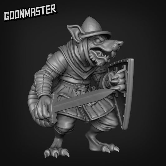 Rat Soldier 02 - Mighty Meerkats (Sculpted by Goon Master Games)