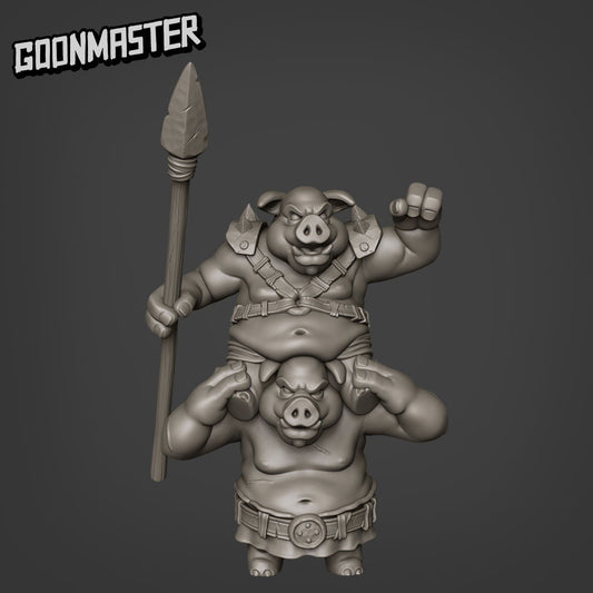 Piggyback Pig - Hogs of War (Sculpted by Goon Master Games)