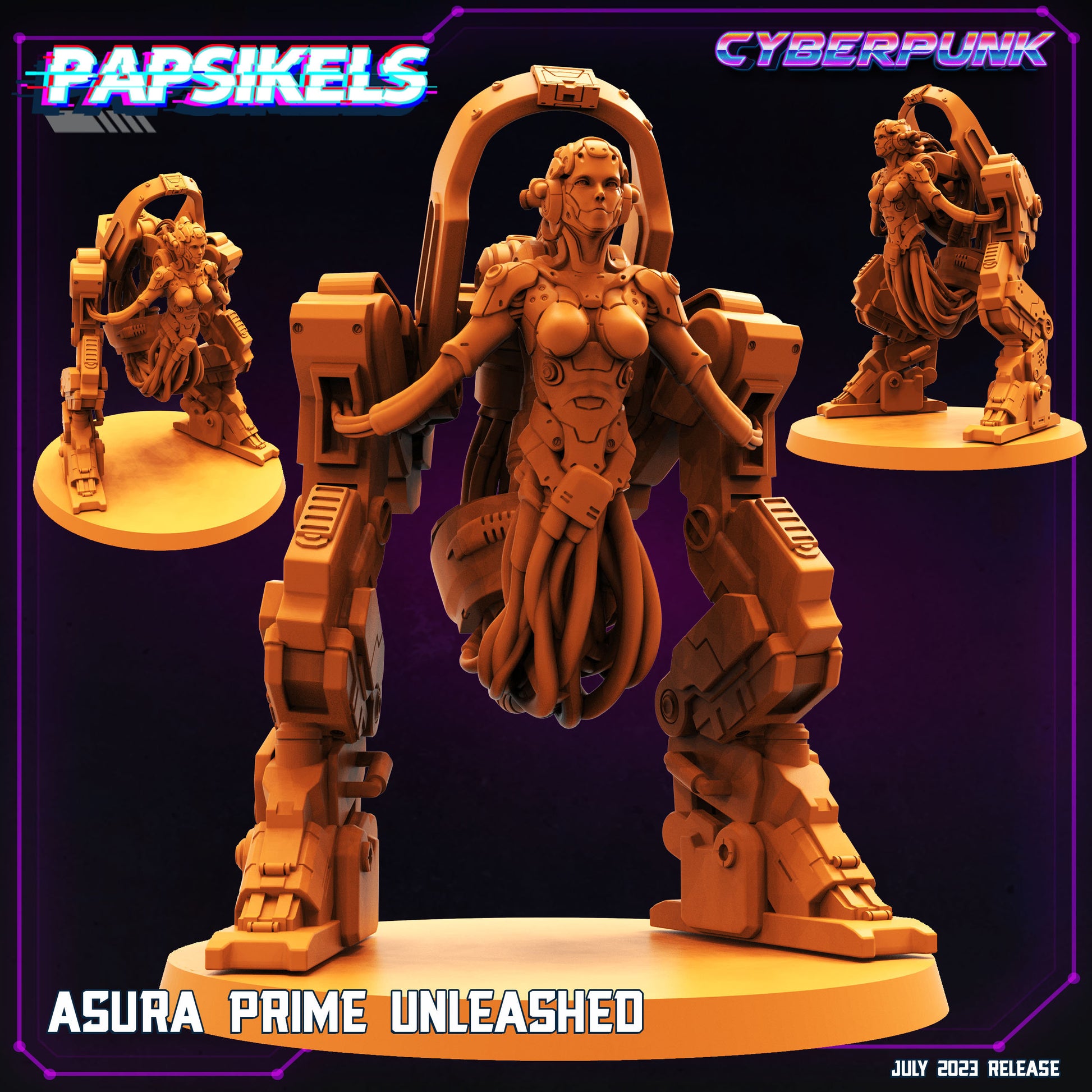 Asura Prime Unleashed (sculpted by Papsikels)