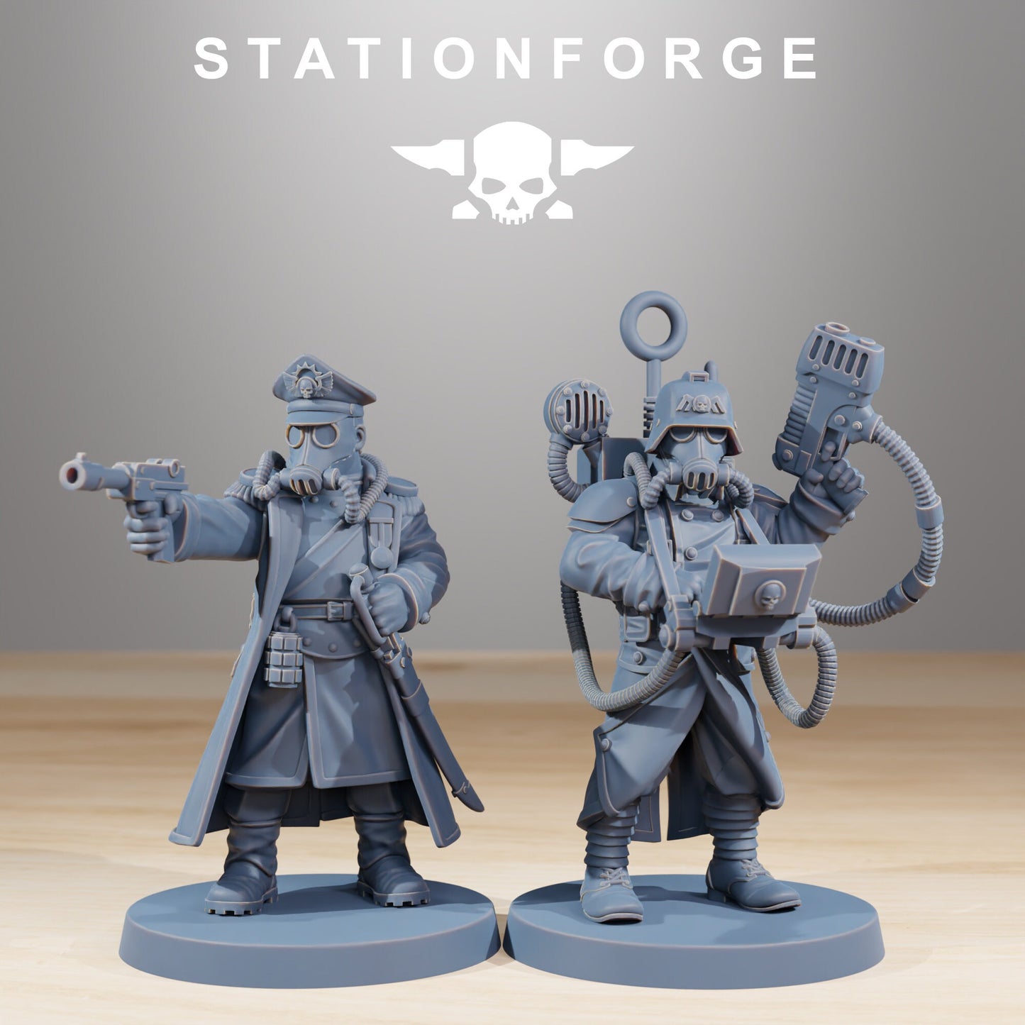 Grim Guard Combatants - set of 10 (sculpted by Stationforge)