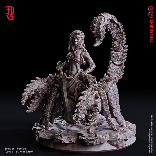 Stinger (female) - The Silent Sands (sculpted by Flesh of Gods miniatures)