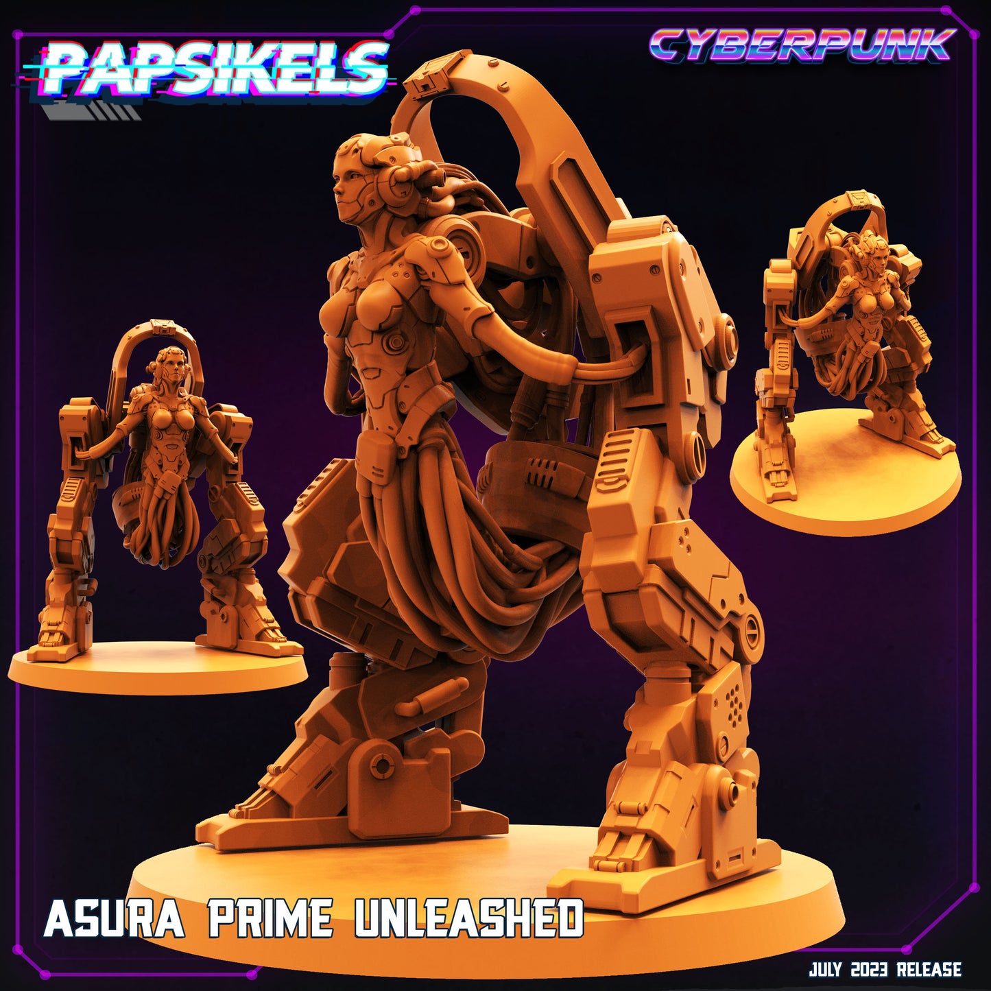 Asura Prime Unleashed (sculpted by Papsikels)