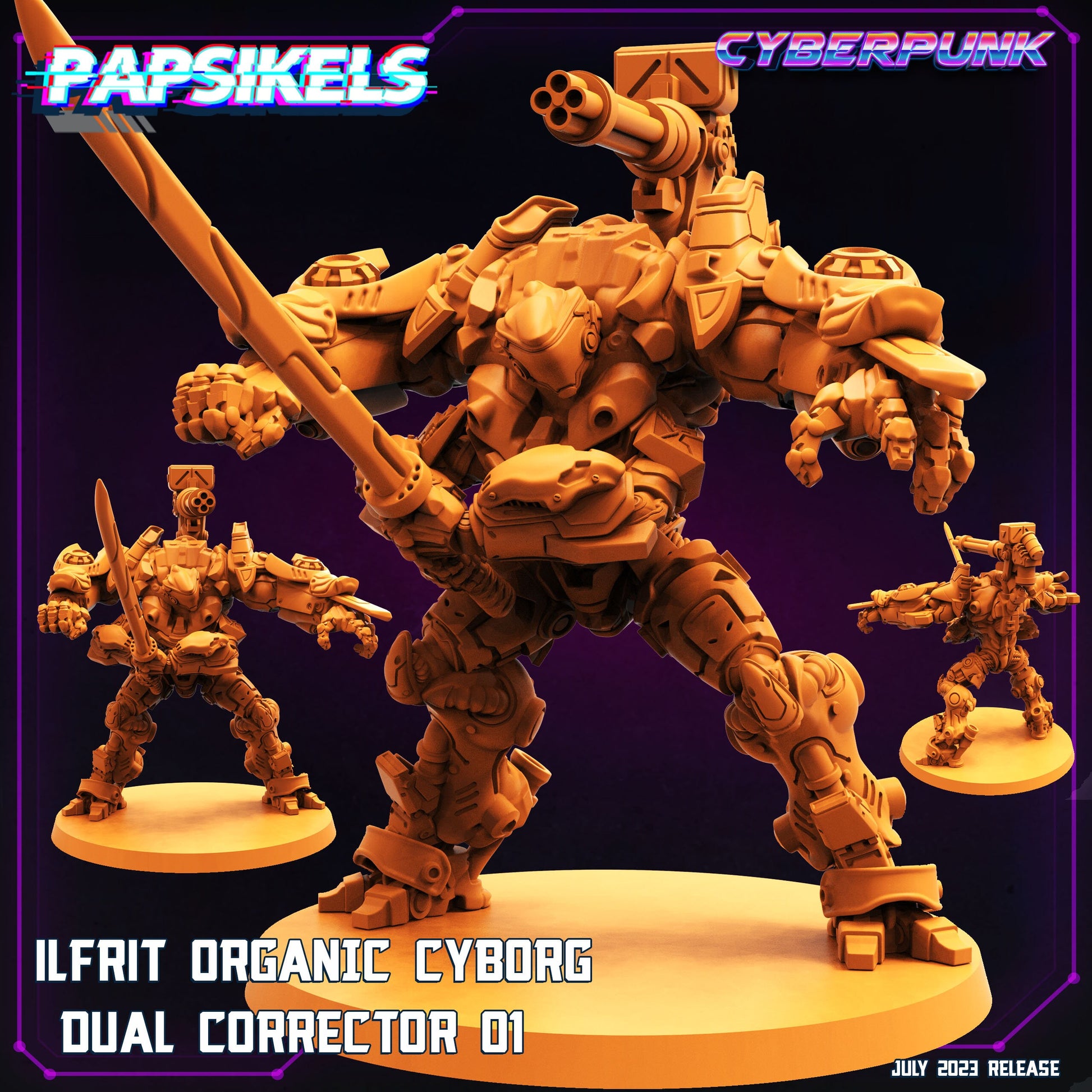 Ilfrit Organic Cyborg Dual Corrector 01 (sculpted by Papsikels)