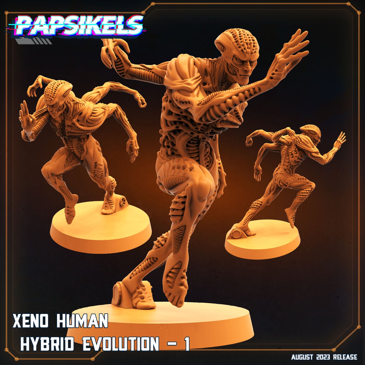 Xeno Human Hybrid Evolution 1 (sculpted by Papsikels)