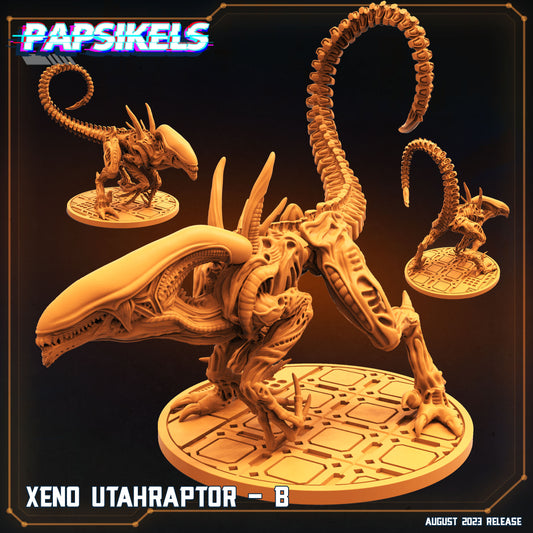 Xeno Utahraptor B (sculpted by Papsikels)