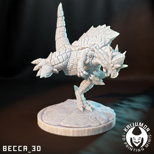 Dracorex (and baby) (sculpted by Kaijumon)