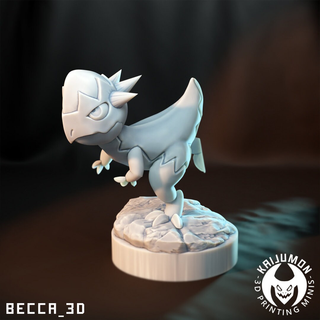 Dracorex (and baby) (sculpted by Kaijumon)