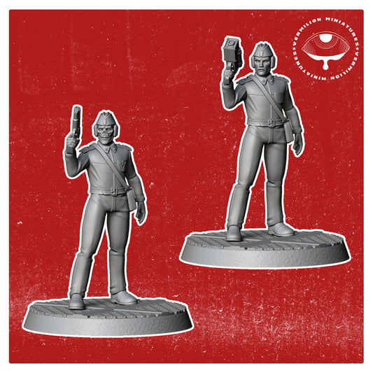 Officer 2 - The Red Menace (1 miniature) (Sculpted by Vermillion Miniatures)