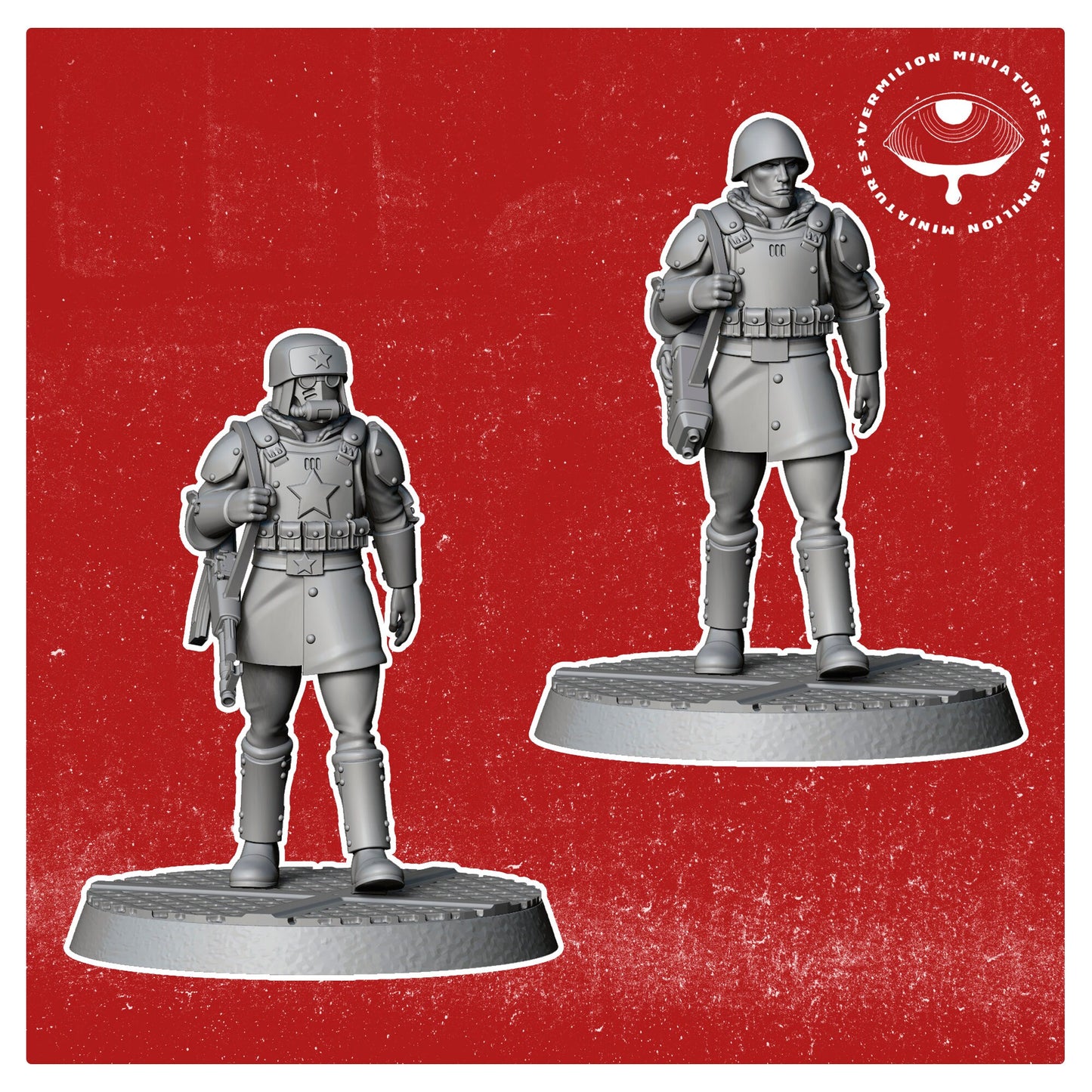 Soldier 2 - The Red Menace (1 miniature) (Sculpted by Vermillion Miniatures)