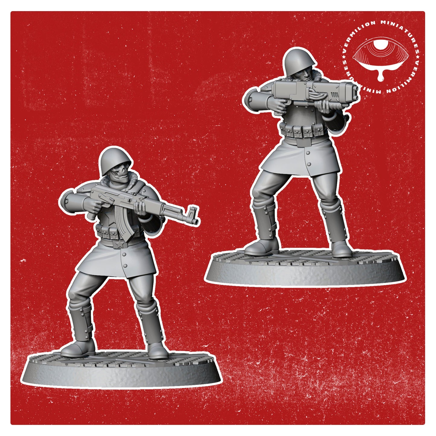 Soldier 3 - The Red Menace (1 miniature) (Sculpted by Vermillion Miniatures)