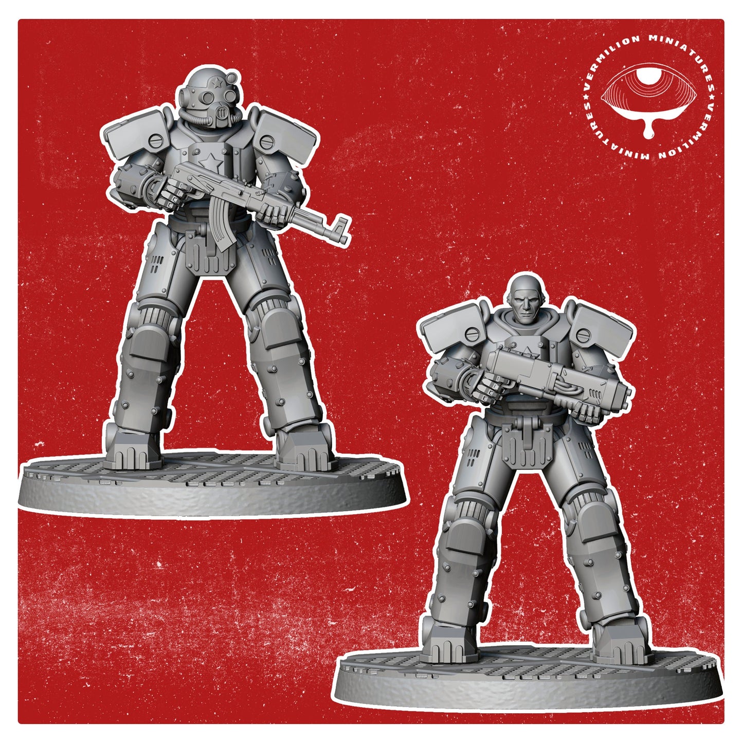 Armor 1 - The Red Menace (1 miniature) (Sculpted by Vermillion Miniatures)