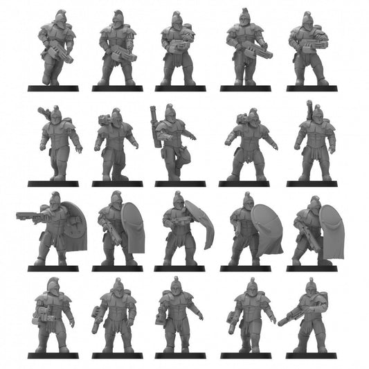 Roman Power Armoured Marines with special weapons (20) (sculpted by That Evil One)