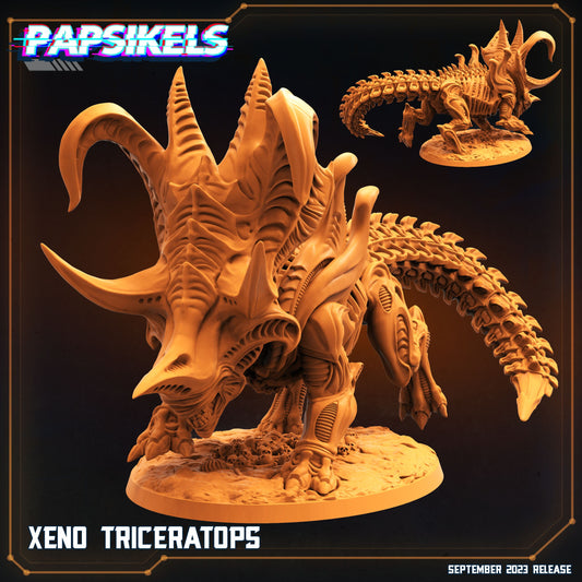 Xeno Triceratops - Epic Scale (sculpted by Papsikels)