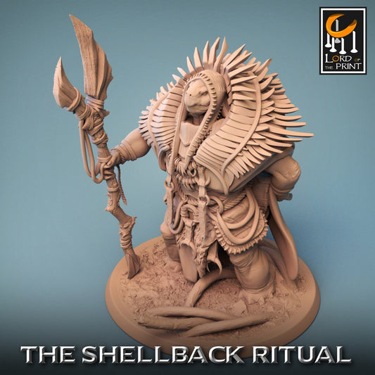 Shellback Shaman (Stand) - (Sculpted by Lord of the Print)