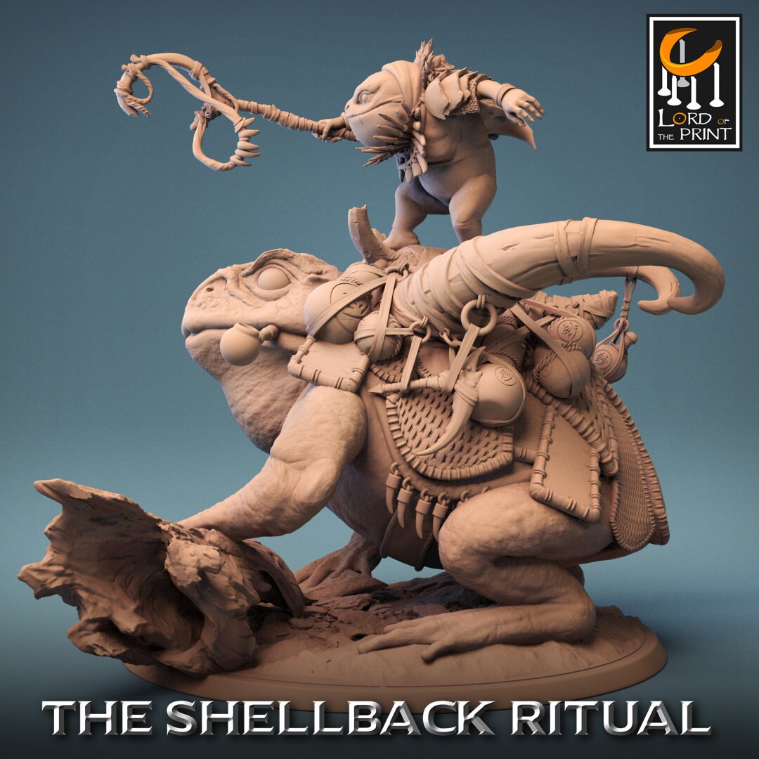 ShellBack Mount (Battle Ready) - (Sculpted by Lord of the Print)