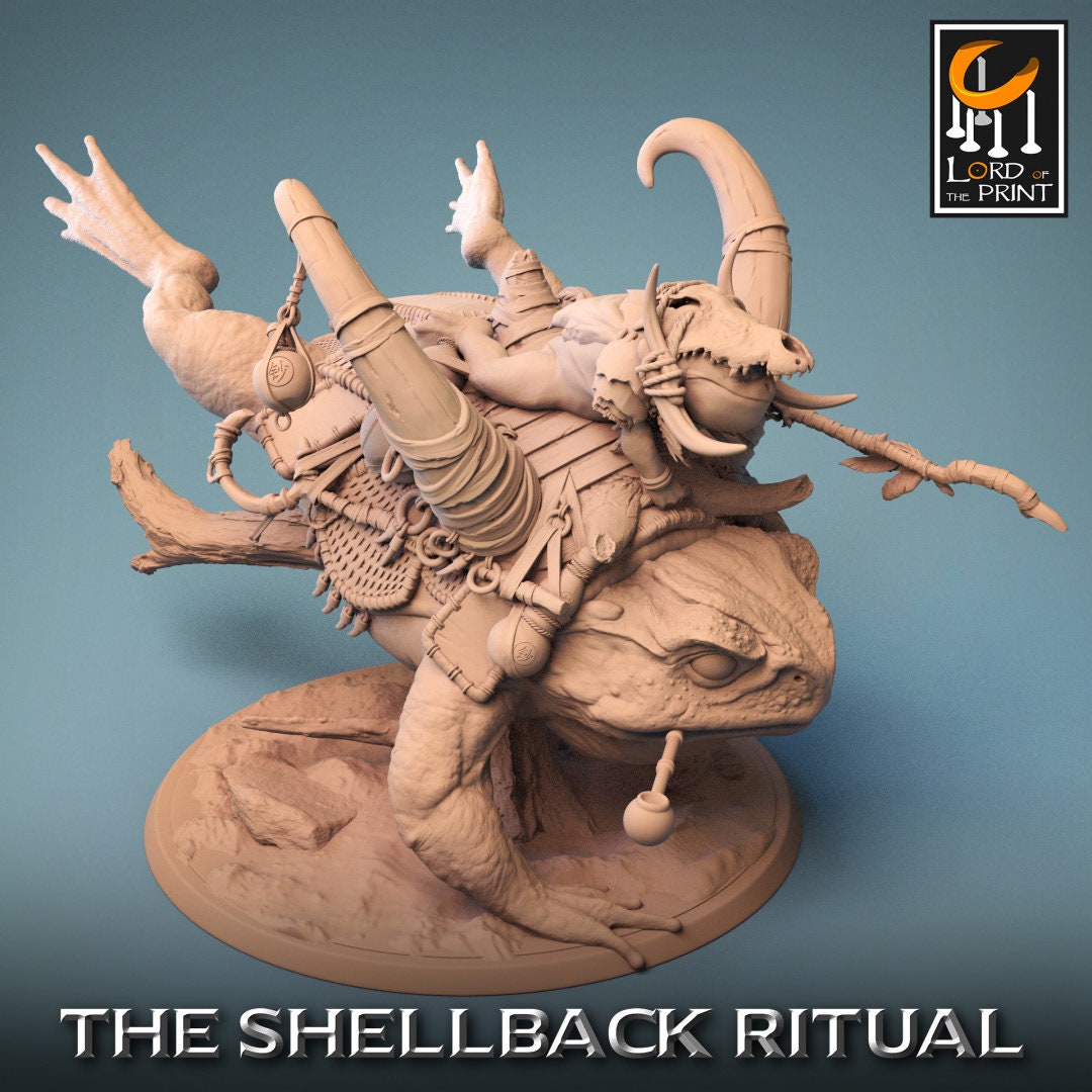 ShellBack Mount (Jump) - (Sculpted by Lord of the Print)