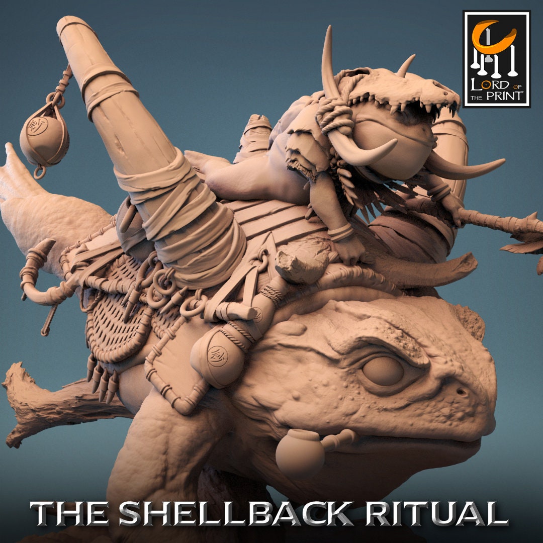 ShellBack Mount (Jump) - (Sculpted by Lord of the Print)