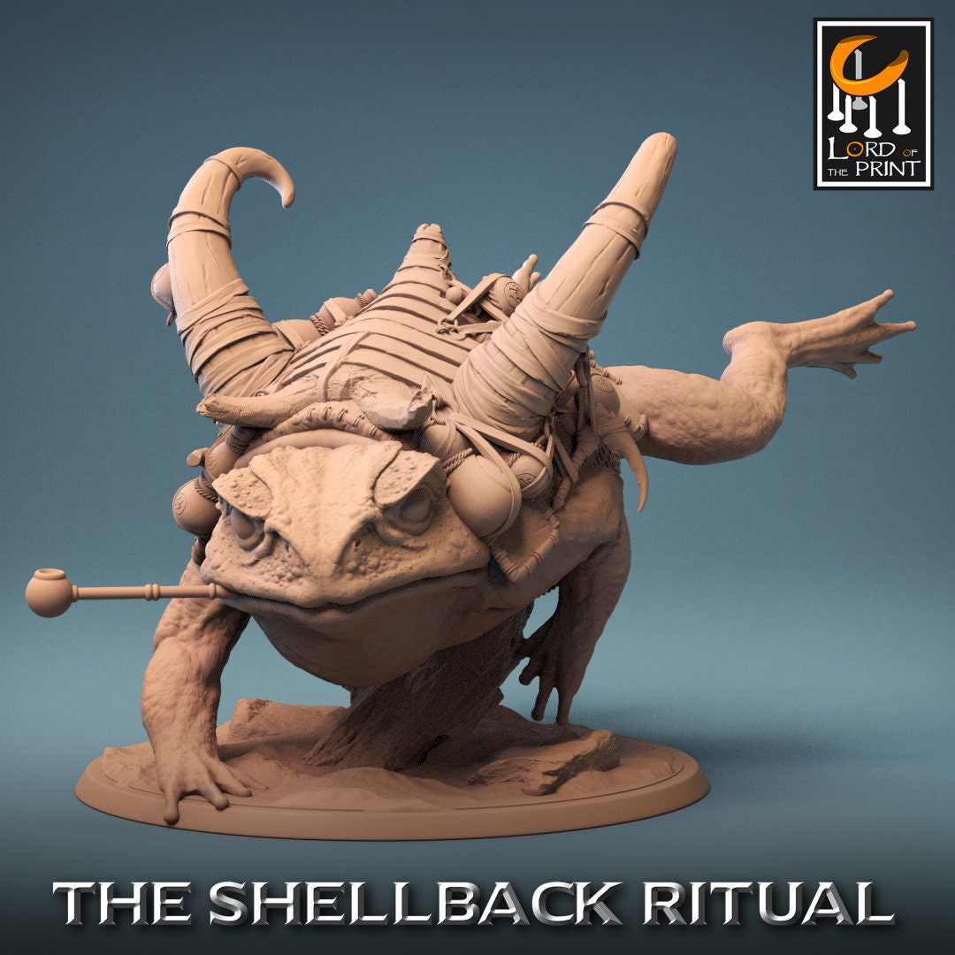 ShellBack Mount (Jump) - (Sculpted by Lord of the Print)