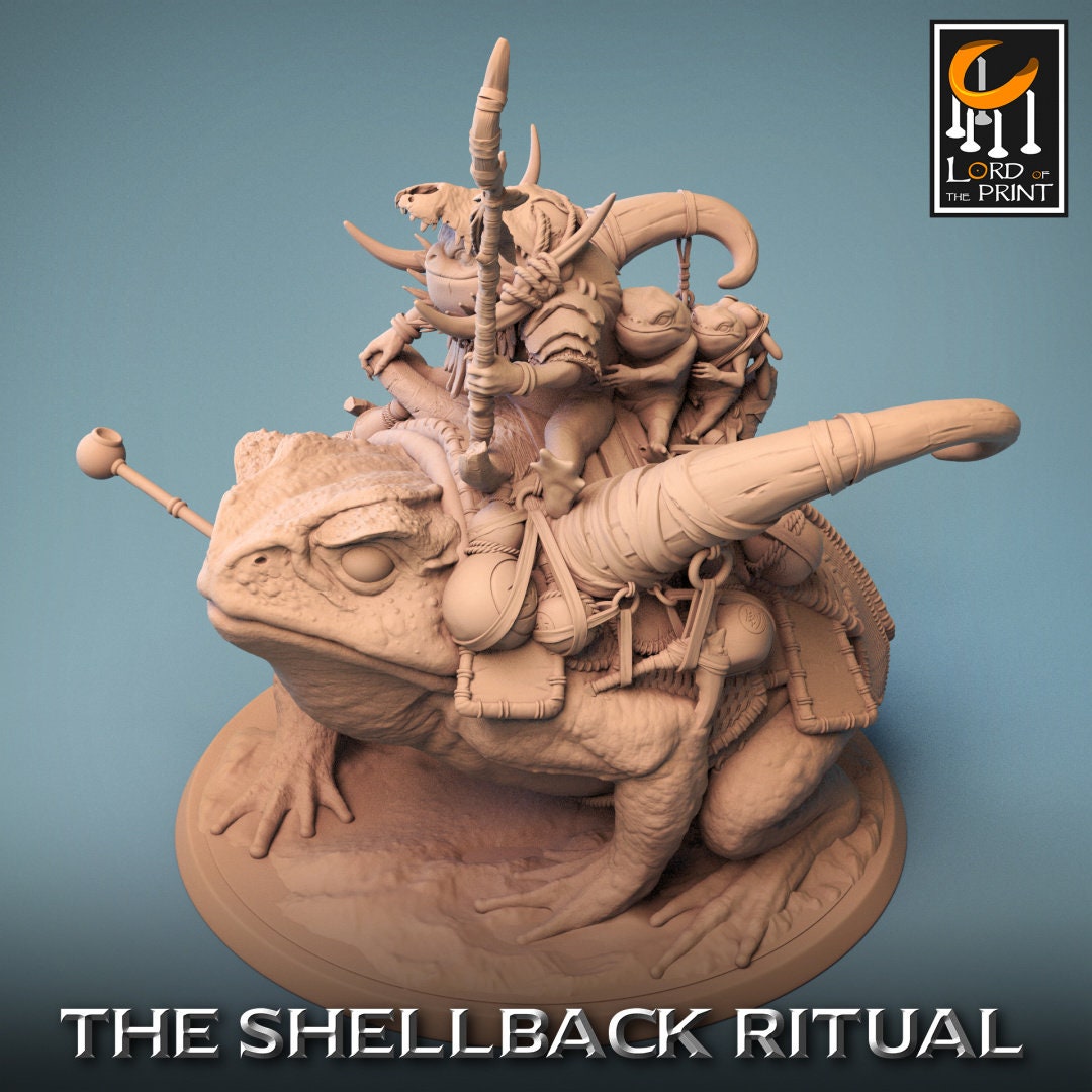 ShellBack Mount (Family) - (Sculpted by Lord of the Print)