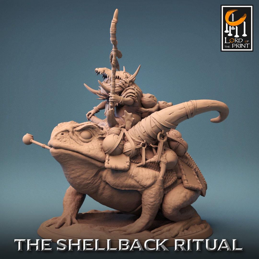 ShellBack Mount (Family) - (Sculpted by Lord of the Print)