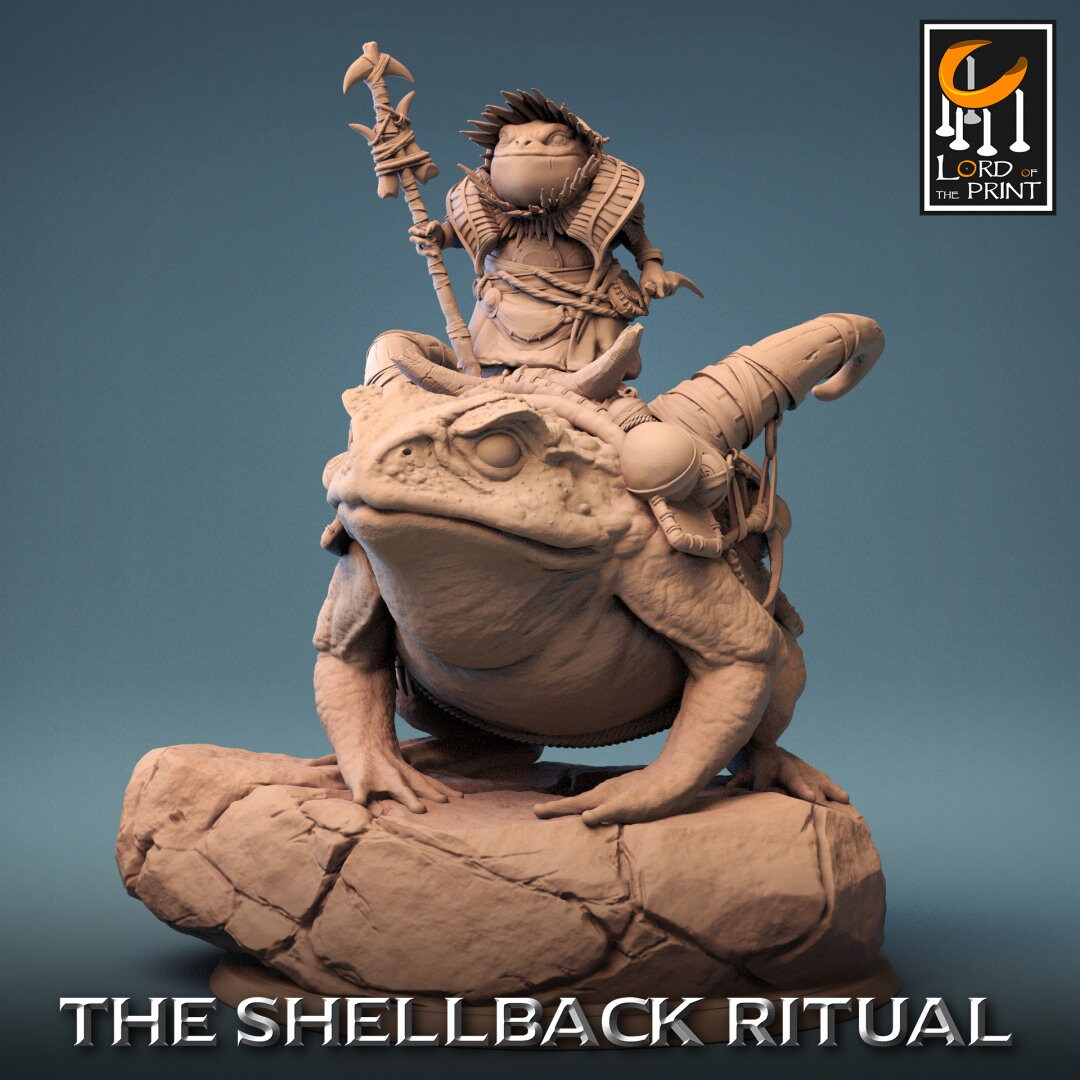 ShellBack Mount (Master) - (Sculpted by Lord of the Print)