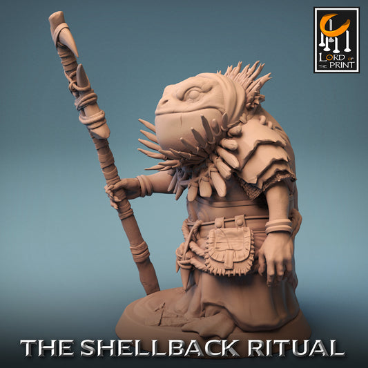 Croaker Standing with Helmet - (Sculpted by Lord of the Print)