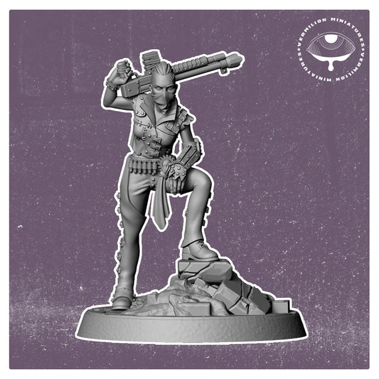 Slaver Girl 1 - Slave Traders (Sculpted by Vermillion Miniatures)