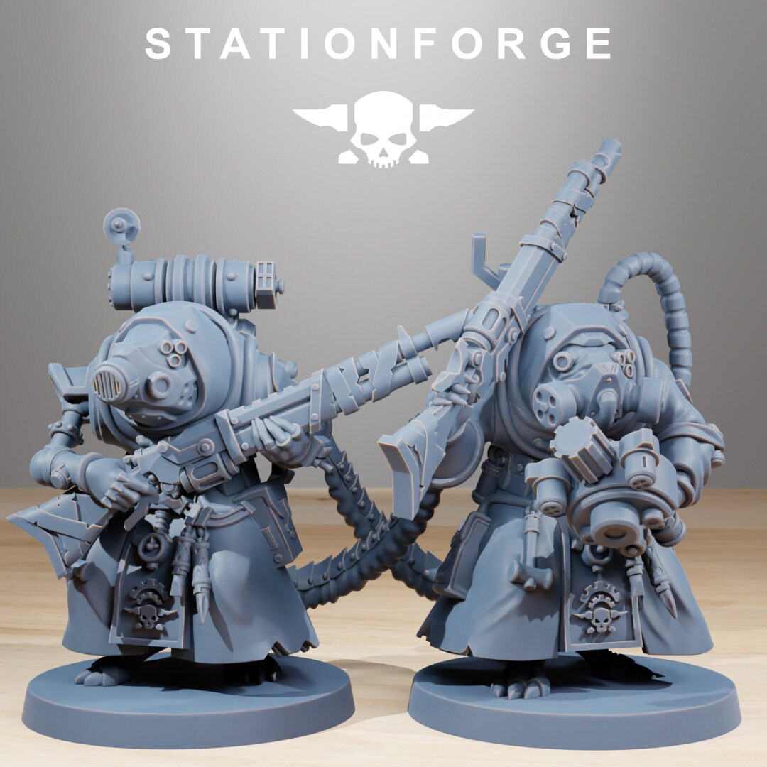 Raticus Grunts (10) (sculpted by Stationforge)