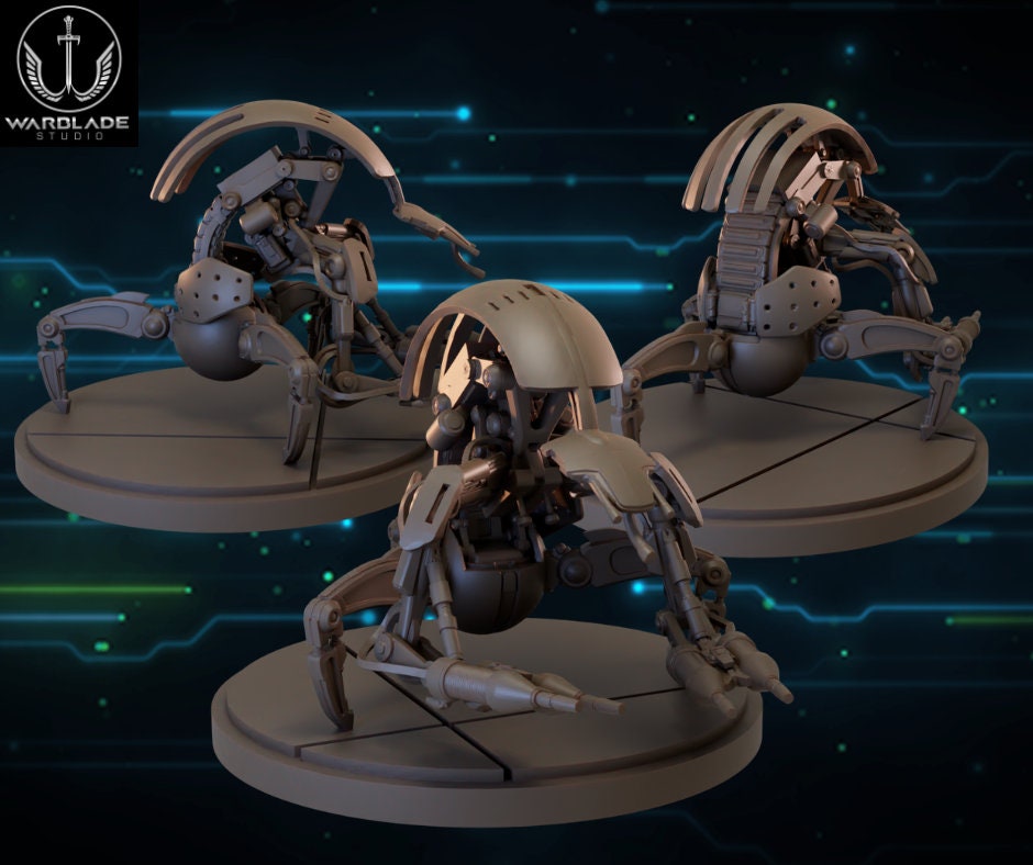 Droideka 1 - Fan Art (sculpted by Warblade Studios)