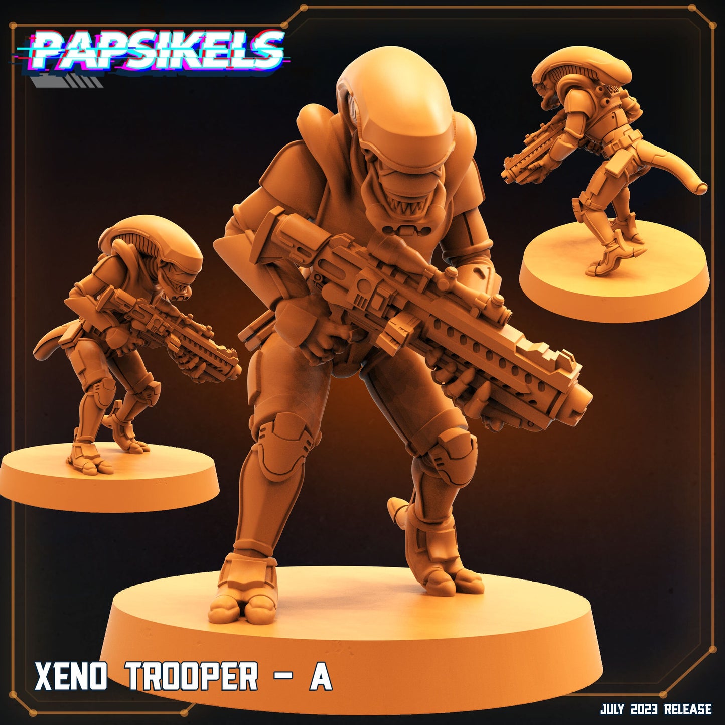 Xeno Troopers - Xenomorph Fan Art (sculpted by Papsikels)