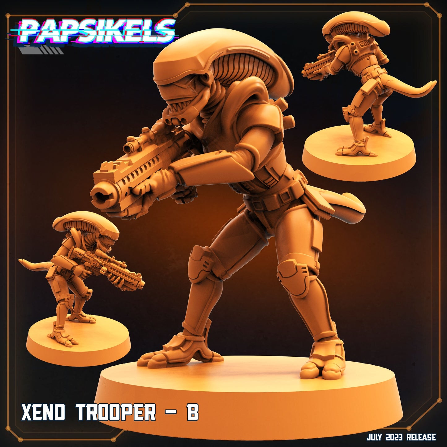 Xeno Troopers - Xenomorph Fan Art (sculpted by Papsikels)