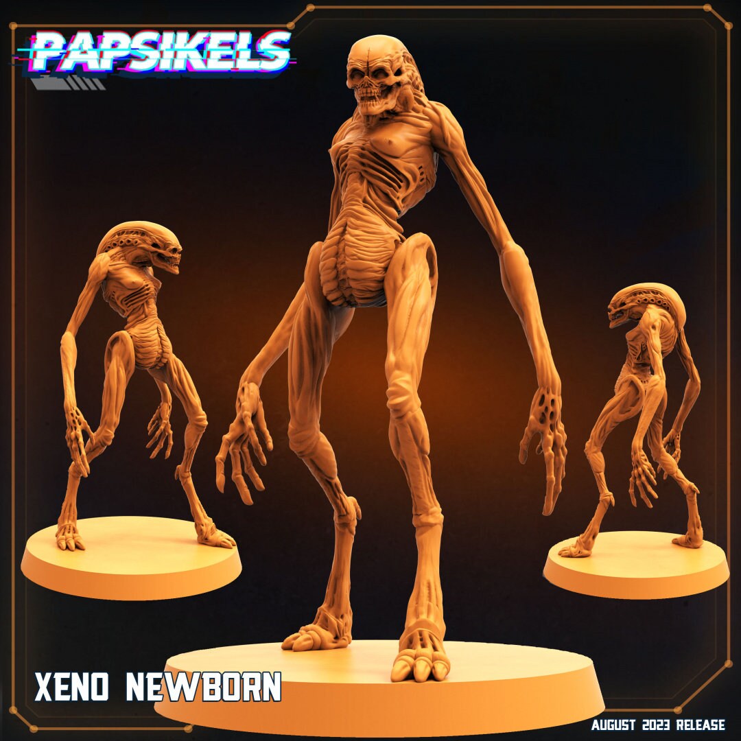 Xeno Newborn - Alien Fan Art (sculpted by Papsikels)